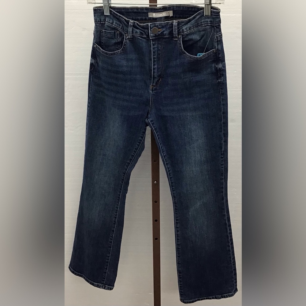 1822 Denim Dark Blue Bootcut Jeans
